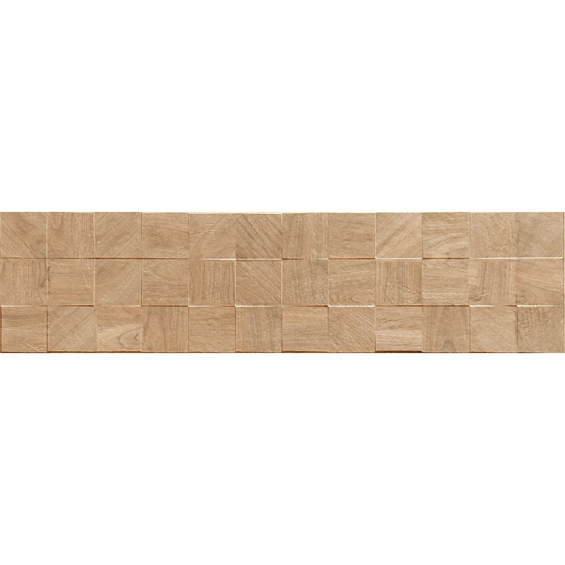 Mexen Riga Lyon Honey gres szkliwiony rekt. G1, płytka drewnopodobna ścienna 120 x 30 cm, mat - TL713-120-030-56