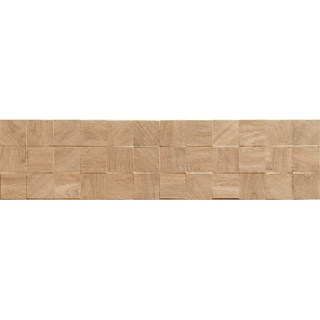 Mexen Riga Lyon Honey glaserat porslinsplattor rekt. G1, träliknande väggplatta 120 x 30 cm, matt - TL713-120-030-56