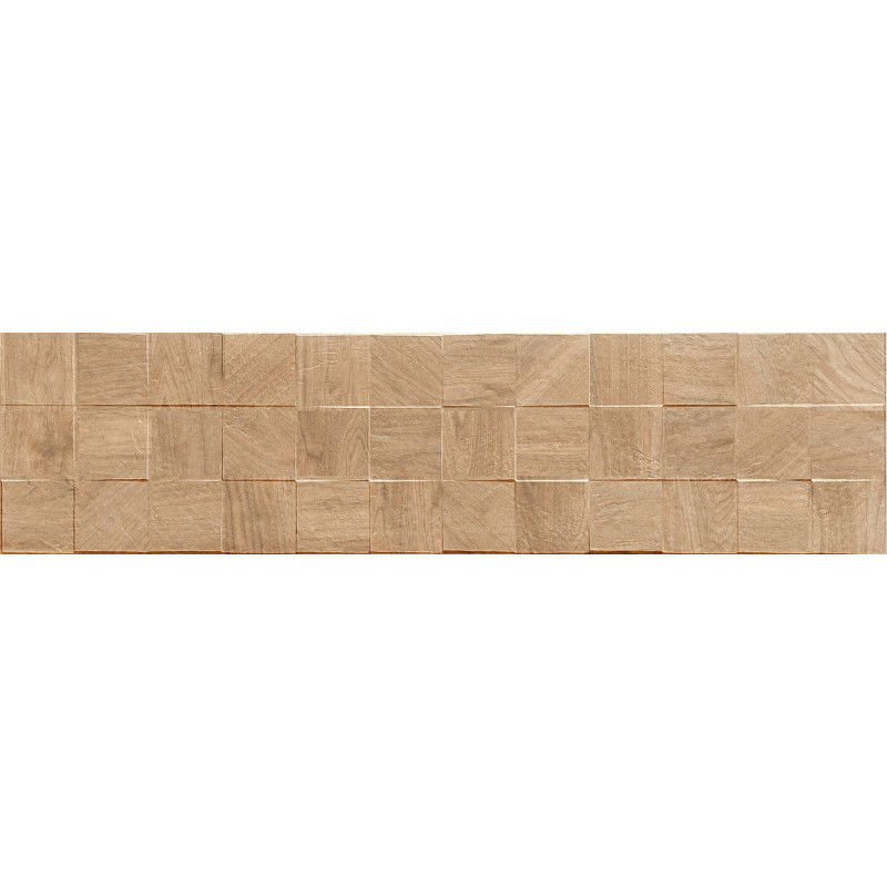 Mexen Riga Lyon Honey gres smaltato rett. G1, piastrella effetto legno da pavimento e parete 120 x 30 cm, opaca