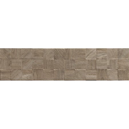 Mexen Riga Lyon Natural glazed rectified porcelain tile G1, wood-like wall tile 120 x 30 cm, matte - TL713-120-030-57