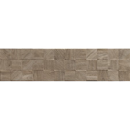 Mexen Riga Lyon Natural glaziran gres rekt. G1, lesena stenska ploščica 120 x 30 cm, mat - TL713-120-030-57