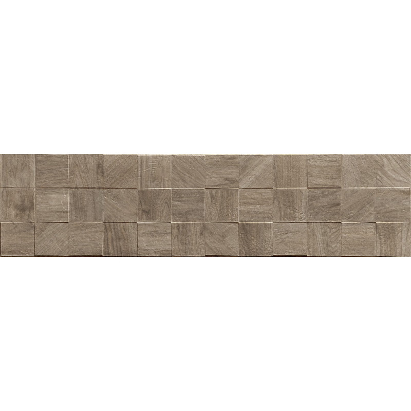 Mexen Riga Lyon Natural glasiertes rektifiziertes Feinsteinzeug G1, wandähnliche Fliese 120 x 30 cm, matt - TL713-120-030-57