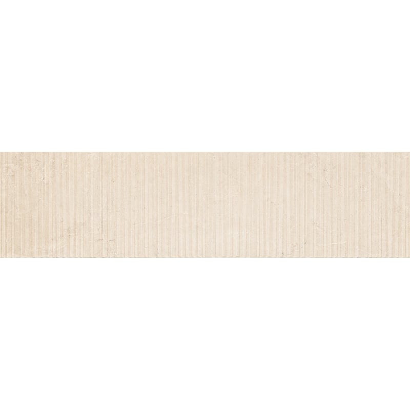 Mexen Flamingo Mayolica Crema glazirani rektificirani gres G1, zidna pločica 120 x 30 cm, carving - TL715-120-030-51