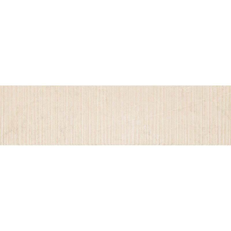 Mexen Flamingo Mayolica Crema geglazuurde gerectificeerde gresvloer G1, wandtegel 120 x 30 cm, carving - TL715-120-030-51