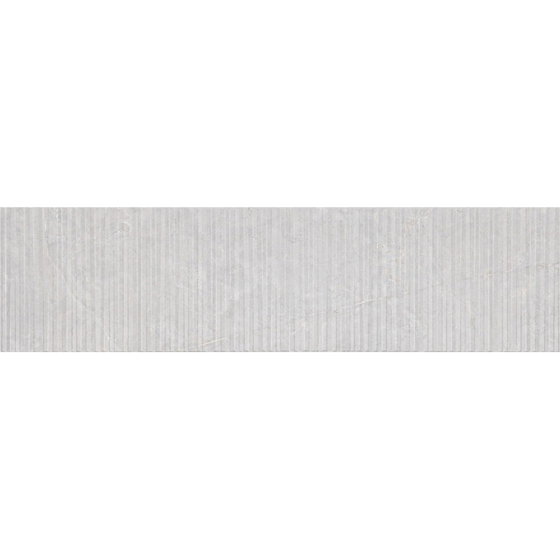 Mexen Flamingo Mayolica Gris glaserat stengods rekt. G1, väggplatta 120 x 30 cm, carving - TL715-120-030-52