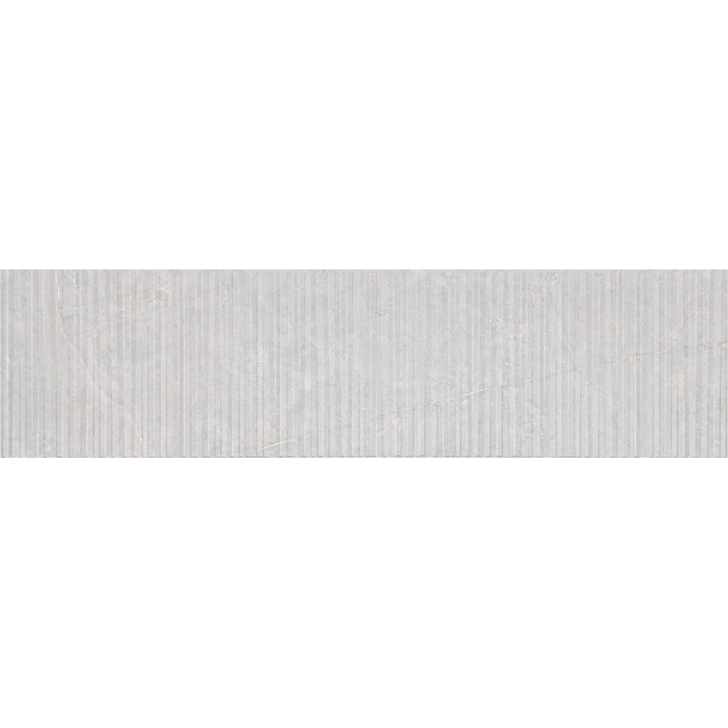 Mexen Flamingo Mayolica Gris gres szkliwiony rekt. G1, płytka ścienna 120 x 30 cm, carving - TL715-120-030-52