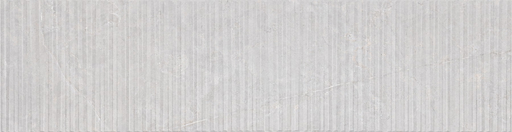 Mexen Flamingo Mayolica Gris grès émaillé rectifié G1, carreau mural 120 x 30 cm, carving - TL715-120-030-52