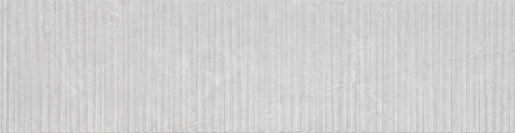 Mexen Flamingo Mayolica Gris grès émaillé rectifié G1, carreau sol-mur 120 x 30 cm, carving - TL715-120-030-52