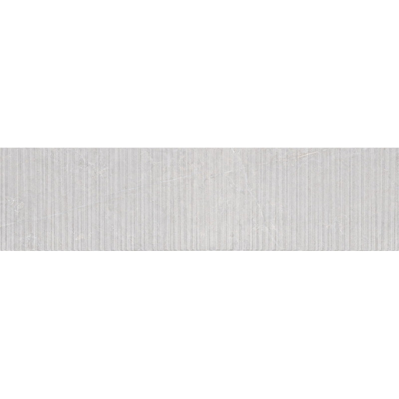 Mexen Flamingo Mayolica Gris gres esmaltado rectificado G1, azulejo de pared 120 x 30 cm, carving - TL715-120-030-52