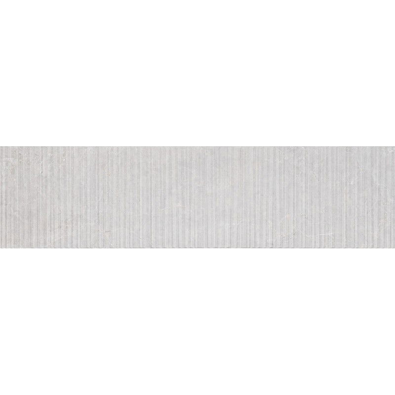 Mexen Flamingo Mayolica Gris glasierte rek. G1, Boden-Wandfliese 120 x 30 cm, Carving - TL715-120-030-52