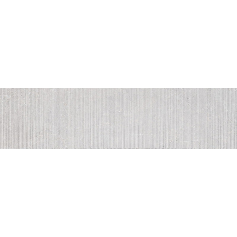 Mexen Flamingo Mayolica Gris gres esmaltado rectificado G1, azulejo de pared 120 x 30 cm, carving - TL715-120-030-52