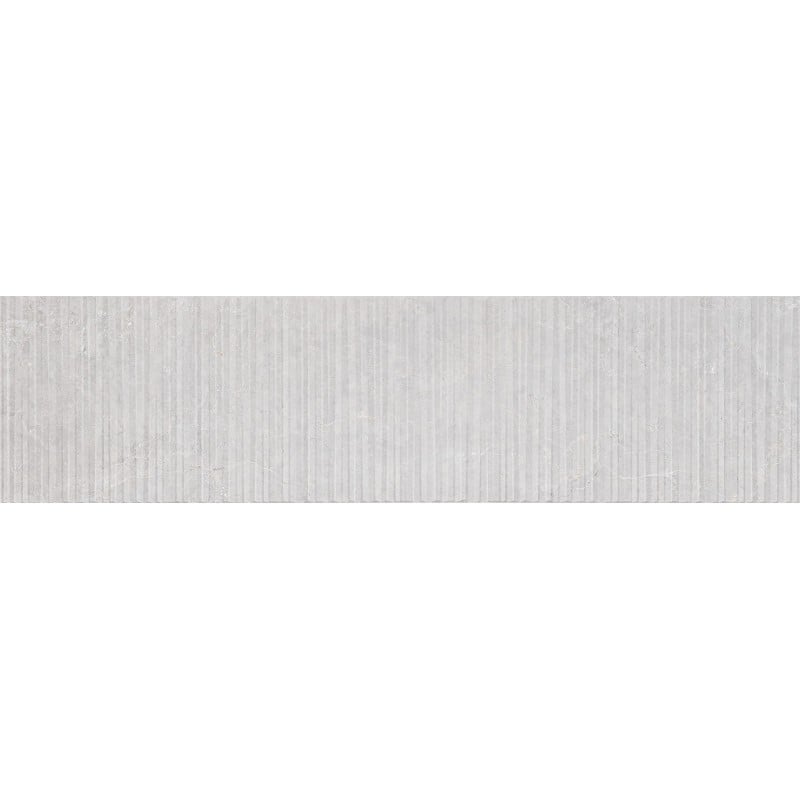 Mexen Flamingo Mayolica Gris gres szkliwiony rekt. G1, płytka ścienna 120 x 30 cm, carving - TL715-120-030-52