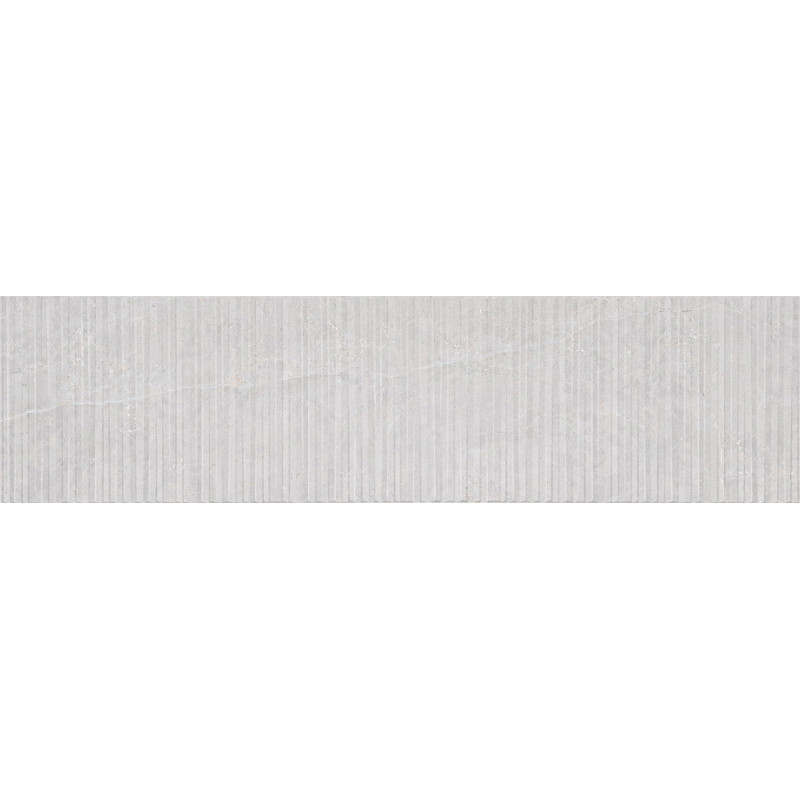Mexen Flamingo Mayolica Gris glaserat stengods rekt. G1, väggplatta 120 x 30 cm, carving - TL715-120-030-52