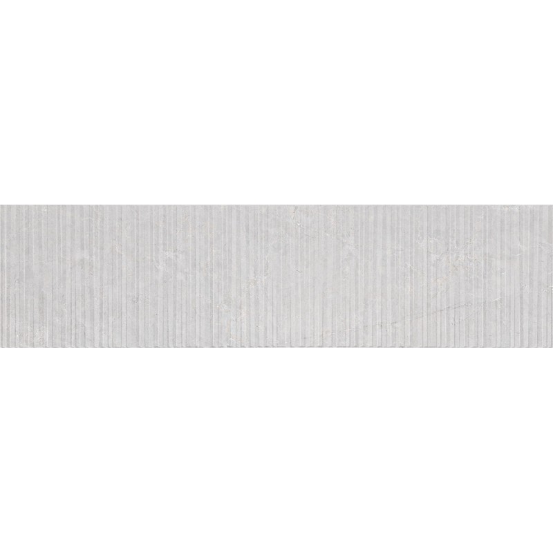 Mexen Flamingo Mayolica Gris gres szkliwiony rekt. G1, płytka ścienna 120 x 30 cm, carving - TL715-120-030-52