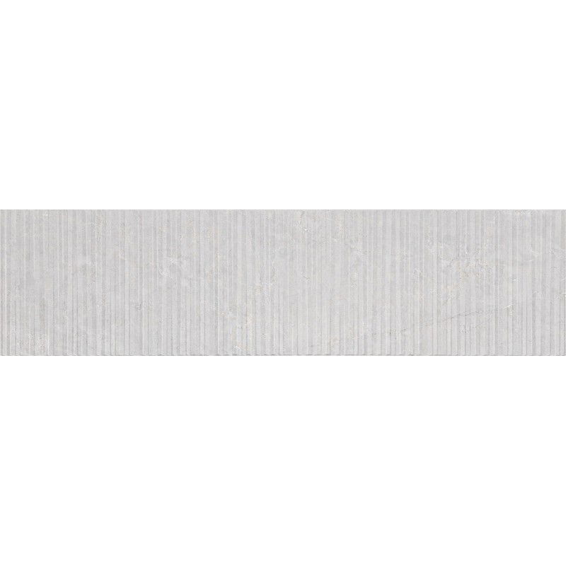 Mexen Flamingo Mayolica Gris gres υαλώδες ρέκτ. G1, πλακίδιο τοίχου 120 x 30 εκ., σκάλισμα