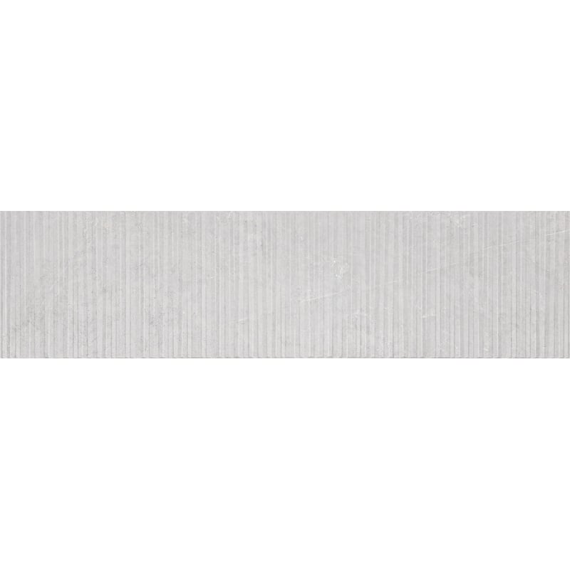 Mexen Flamingo Mayolica Gris glazed porcelain stoneware rectified. G1, wall tile 120 x 30 cm, carving - TL715-120-030-52