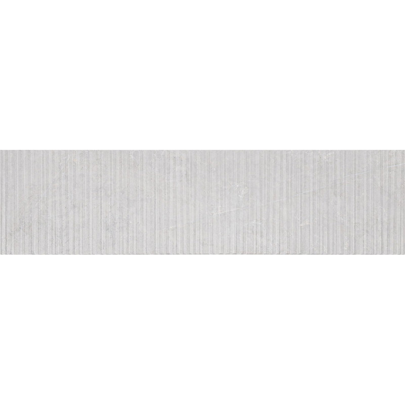 Mexen Flamingo Mayolica Gris gres esmaltado rectificado G1, azulejo de pared 120 x 30 cm, carving - TL715-120-030-52