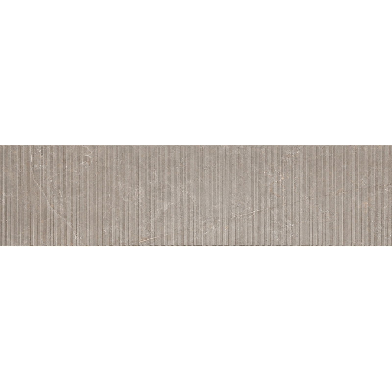 Mexen Flamingo Mayolica Mocha glasierte Feinsteinzeugfliese rekt. G1, Wandfliese 120 x 30 cm, Carving - TL715-120-030-53