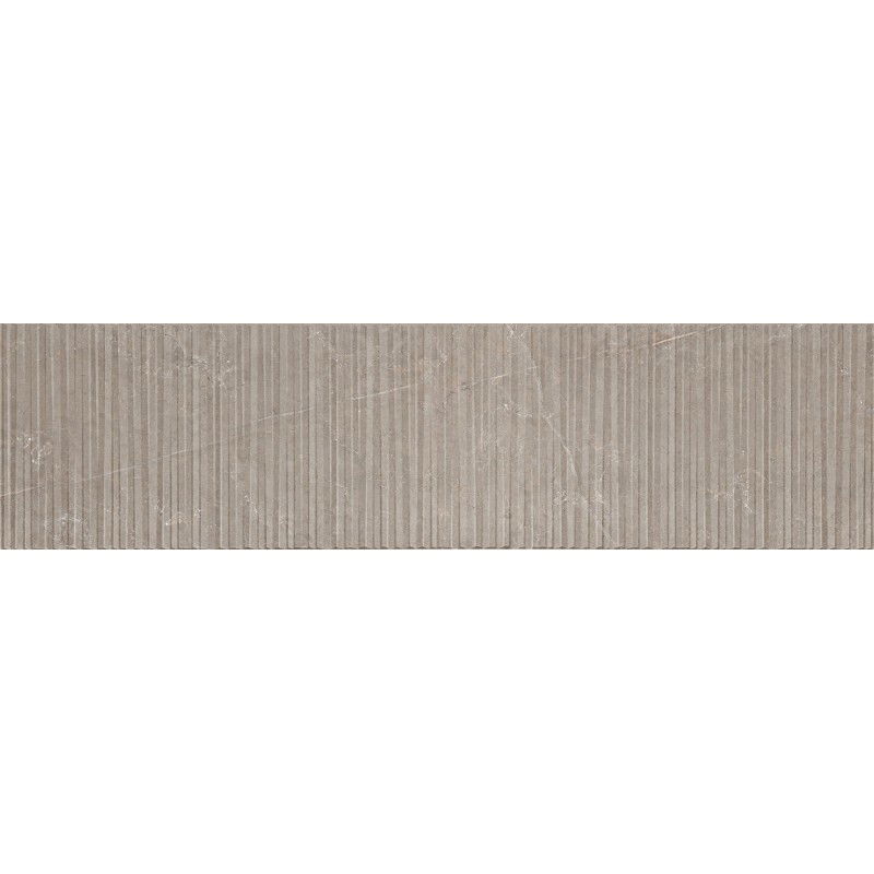 Mexen Flamingo Mayolica Mocha glasiertes Feinsteinzeug rekt. G1, Boden- und Wandfliese 120 x 30 cm, Carving - TL715-120-030-53