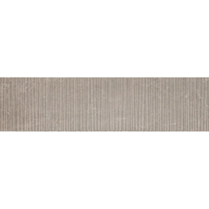 Mexen Flamingo Mayolica Mocha gres smaltato rettificato. G1, piastrella da parete 120 x 30 cm, carving - TL715-120-030-53