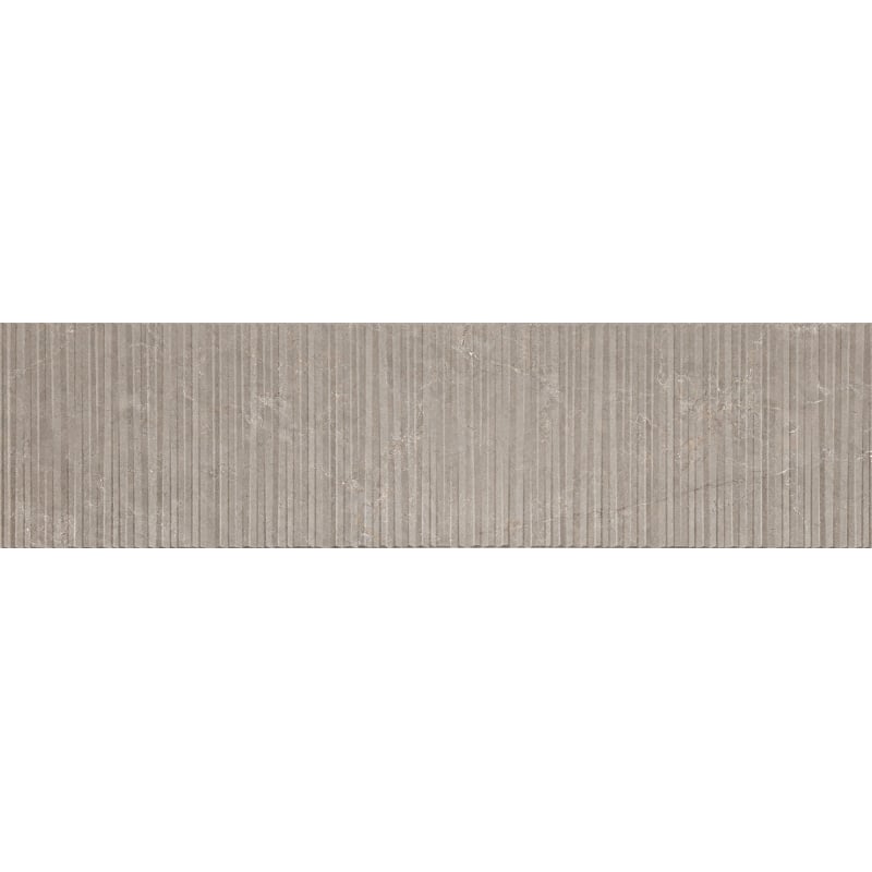 Mexen Flamingo Mayolica Mocha glazed rectified porcelain stoneware, wall tile 120 x 30 cm, carving - TL715-120-030-53