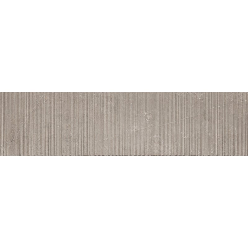 Mexen Flamingo Mayolica Mocha glazed rectified porcelain stoneware, wall tile 120 x 30 cm, carving - TL715-120-030-53
