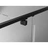 Mexen Exo-R 3S cabina doccia a 3 pareti con anta 150 x 85 cm, trasparente, nera - 819-150-085-70-00-3S