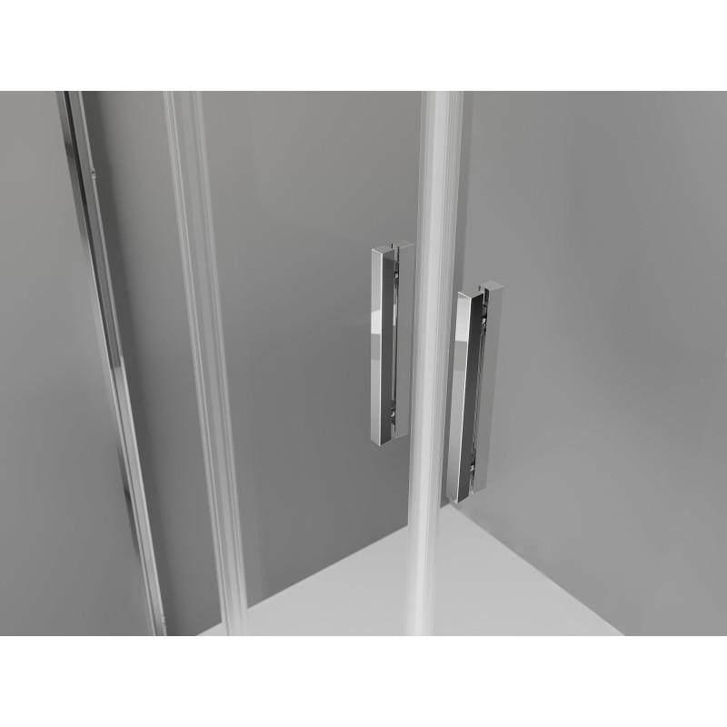 Mexen Exo Duschkabine, Schiebetür 90 x 70 cm, transparent, Chrom - 8151-090-070-01-00