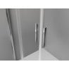 Mexen Exo-S Duo 3S cabine de duche de 3 paredes deslizante 200 x 70 cm, transparente, cromada - 8152-200-070-01-00-3S