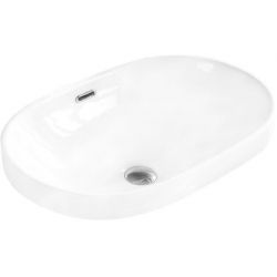 Mexen Viki upotettava pesuallas 61 x 40 cm, valkoinen - 25356100