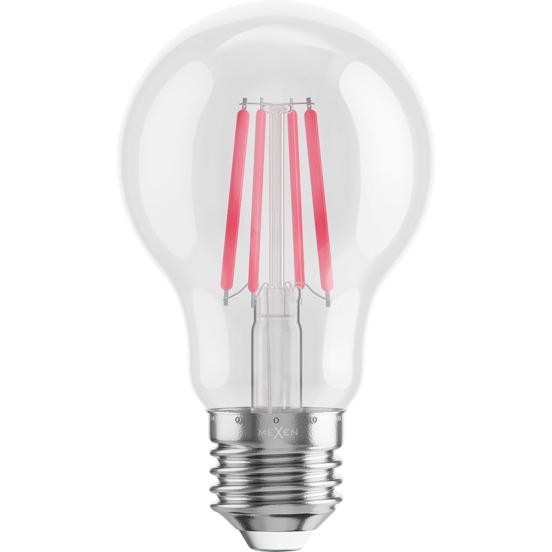 Mexen Vintis LED filamentlampa E27, A60, 4W, 55 lm, röd - L150-E27-04XX-45