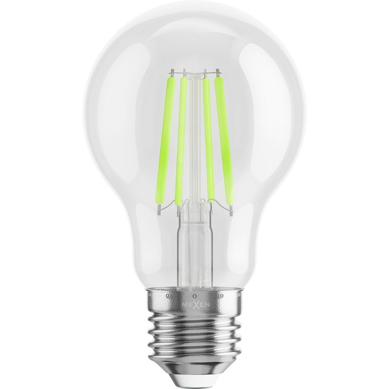 Mexen Vintis LED filament bulb E27, A60, 4W, 55 lm, green - L150-E27-04XX-46
