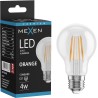 Mexen Vintis LED-filamentlampa E27, A60, 4W, 55 lm, orange - L150-E27-04XX-48