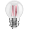 Mexen Vintis Λάμπα LED filament E27, G45, 4W, 55 lm, κόκκινο - L156-E27-04XX-45