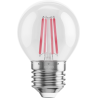 Mexen Vintis LED-lampa filament E27, G45, 4W, 55 lm, röd - L156-E27-04XX-45