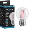 Mexen Vintis LED-lampa filament E27, G45, 4W, 55 lm, röd - L156-E27-04XX-45