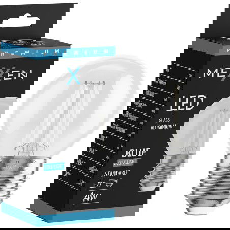 Mexen Vintis LED Filament Glühbir E27, G45, 4W, 55 lm, blo - L156-E27-04XX-47