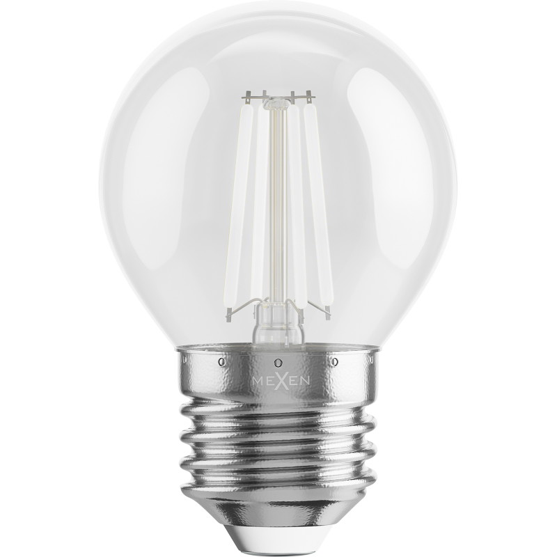 Mexen Vintis Bombilla LED de filamento E27, G45, 4W, 55 lm, azul - L156-E27-04XX-47