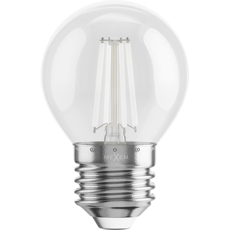 Mexen Vintis 3x Lampadina a filamento LED E27, G45, 4W, 55 lm, blu - L156-E27-04XX-47x03