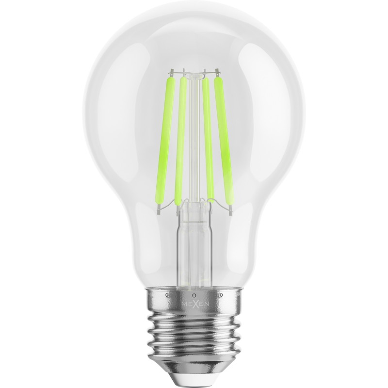 Mexen Vintis 6x Filament LED-glödlampa E27, A60, 4W, 55 lm, grön - L150-E27-04XX-46x06