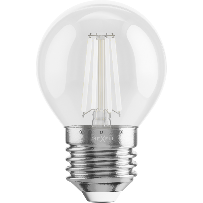 Mexen Vintis 10x LED filamentu spuldze E27, G45, 4W, 55 lm, zila - L156-E27-04XX-47x10
