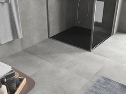 Mexen Hugo quadrates Duschtass SMC 70 x 70 cm, schwaarze Steen - 42757070