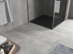 Mexen Hugo vierkante SMC douchebak 70 x 70 cm, zwarte steen - 42757070