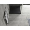 Mexen Hugo square shower tray SMC 70 x 70 cm, black stone - 42757070