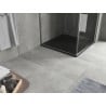 Mexen Hugo square shower tray SMC 70 x 70 cm, black stone - 42757070