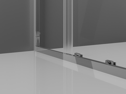 Mexen Exo sliding shower cabin 90 x 70 cm, transparent, chrome - 8151-090-070-01-00