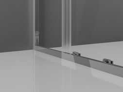 Mexen Exo καμπίνα ντους συρόμενη 90 x 70 εκ., διάφανο, χρώμιο - 8151-090-070-01-00