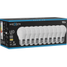 Mexen Nova 10x Bombilla LED E27, G45, 4W, Cálida - 3000K, 420 lm - L101-E27-0430-01x10