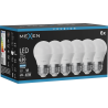 Mexen Nova 6x Bombilla LED E27, G45, 6W, Fría - 6500K, 630 lm - L101-E27-0665-01x06