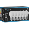Mexen Nova 6x Bombilla LED E27, G45, 7W, Neutra - 4000K, 735 lm - L101-E27-0740-01x06
